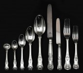 19TH C ENGLISH STERLING FLATWA