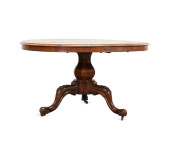 19TH C. ENGLISH WALNUT BREAKFA