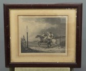 19th c. engraving ''The Depart
