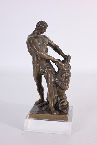19TH C. EUROPEAN BRONZE SCULPTURE