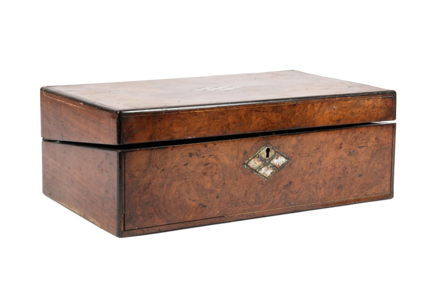 19TH C. EUROPEAN BURL & MOTHER OF