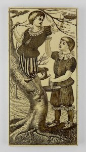 19TH C. EUROPEAN CERAMIC TILE1