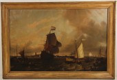 19TH C. EUROPEAN O/C HARBOR SC