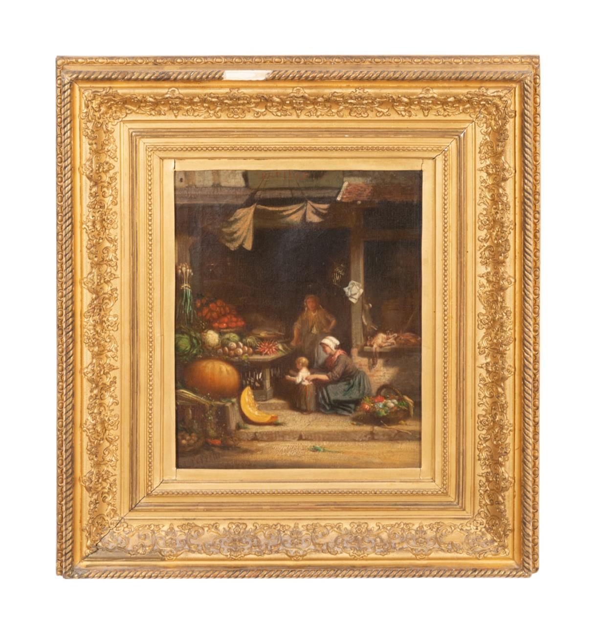 19TH C. EUROPEAN SCHOOL MARKET