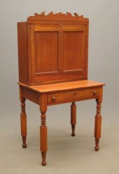 19th c. fall front N.Y. leg se