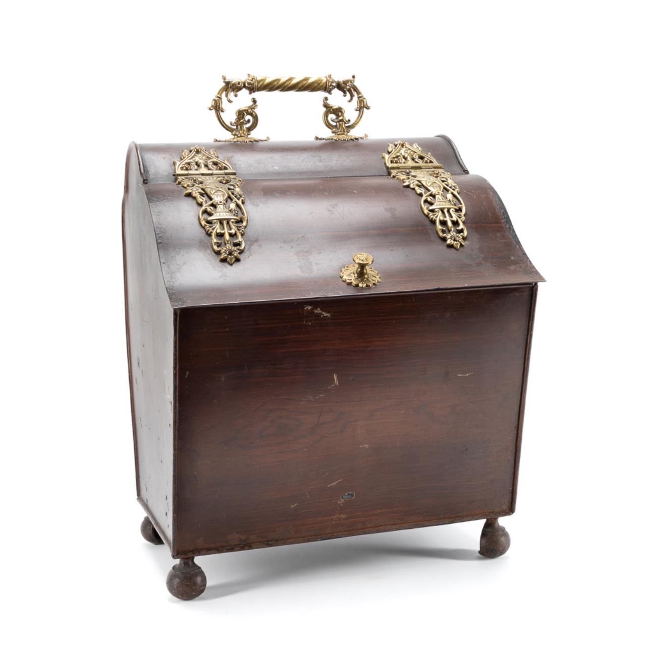 19TH C. FAUX GRAIN TOLE COAL