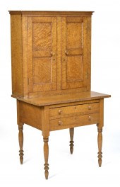 19TH C. FEDERAL BIRDSEYE MAPLE