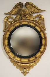 19TH C. FEDERAL GILTWOOD CARVE