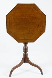 19TH C. FEDERAL MAHOGANY TILT