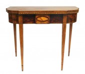 19TH C. FEDERAL STYLE CARD TAB