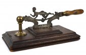 19TH C. FIGURAL TOBACCO CHOPPE