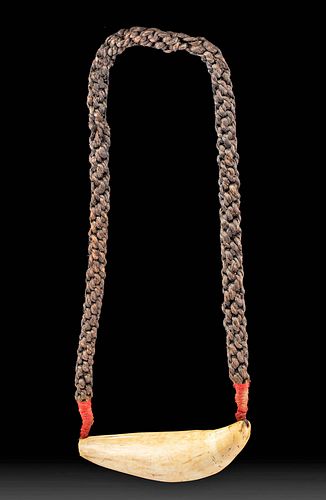 19TH C. FIJI TABUA (WHALE TOOTH &