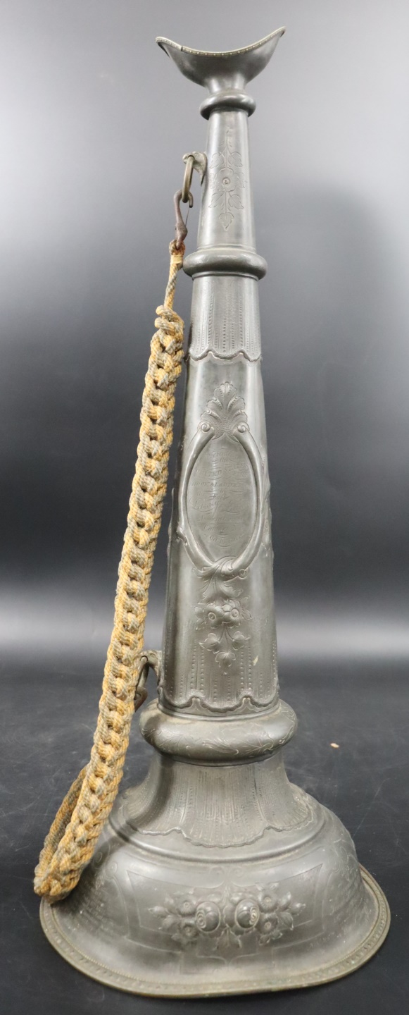 19TH C. FIREMAN'S SPEAKING