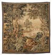 19TH C. FLEMISH VERDURE TAPEST