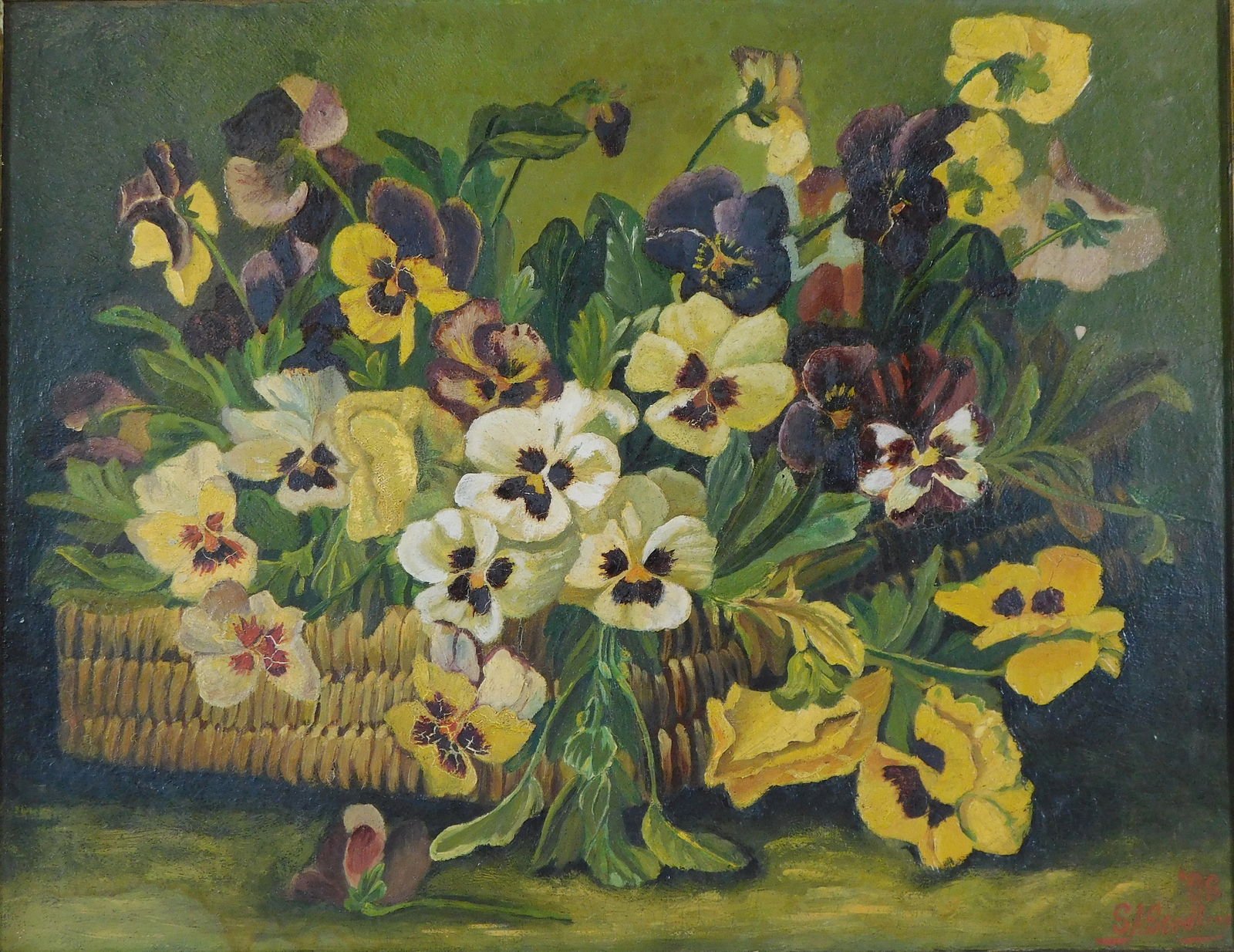 19TH C. FLORAL STILL LIFE,