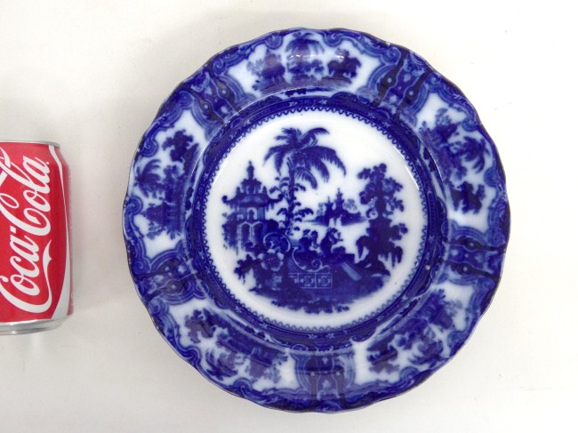 19th c. flow blue 10'' Diameter