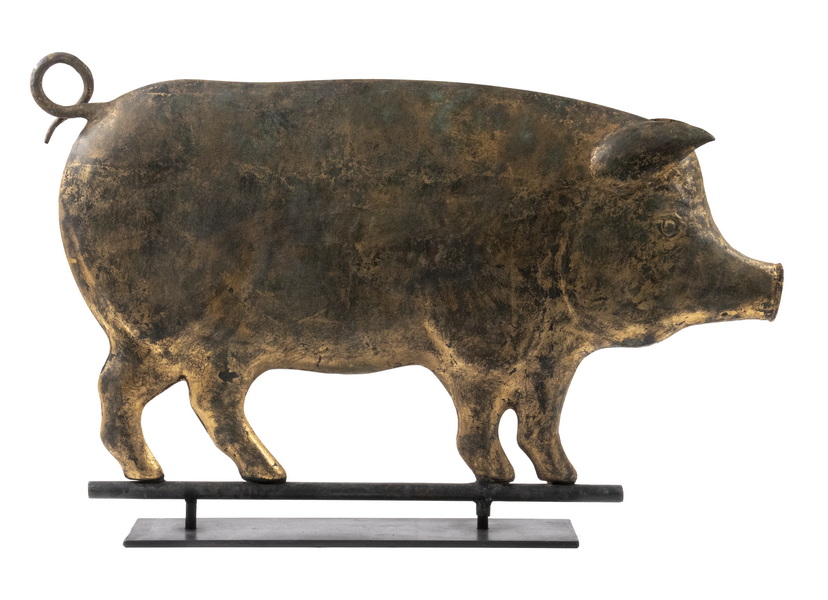 19TH C. FOLK ART PIG FORM