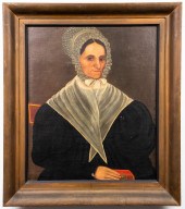 19TH C. FOLK ART PORTRAIT, MAN