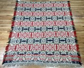19TH C. FOUR COLOR HOMESPUN. 1