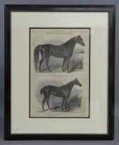 19th c. framed Harpers Weekly