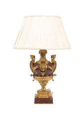 19TH C. FRENCH BRONZE & ROUGE