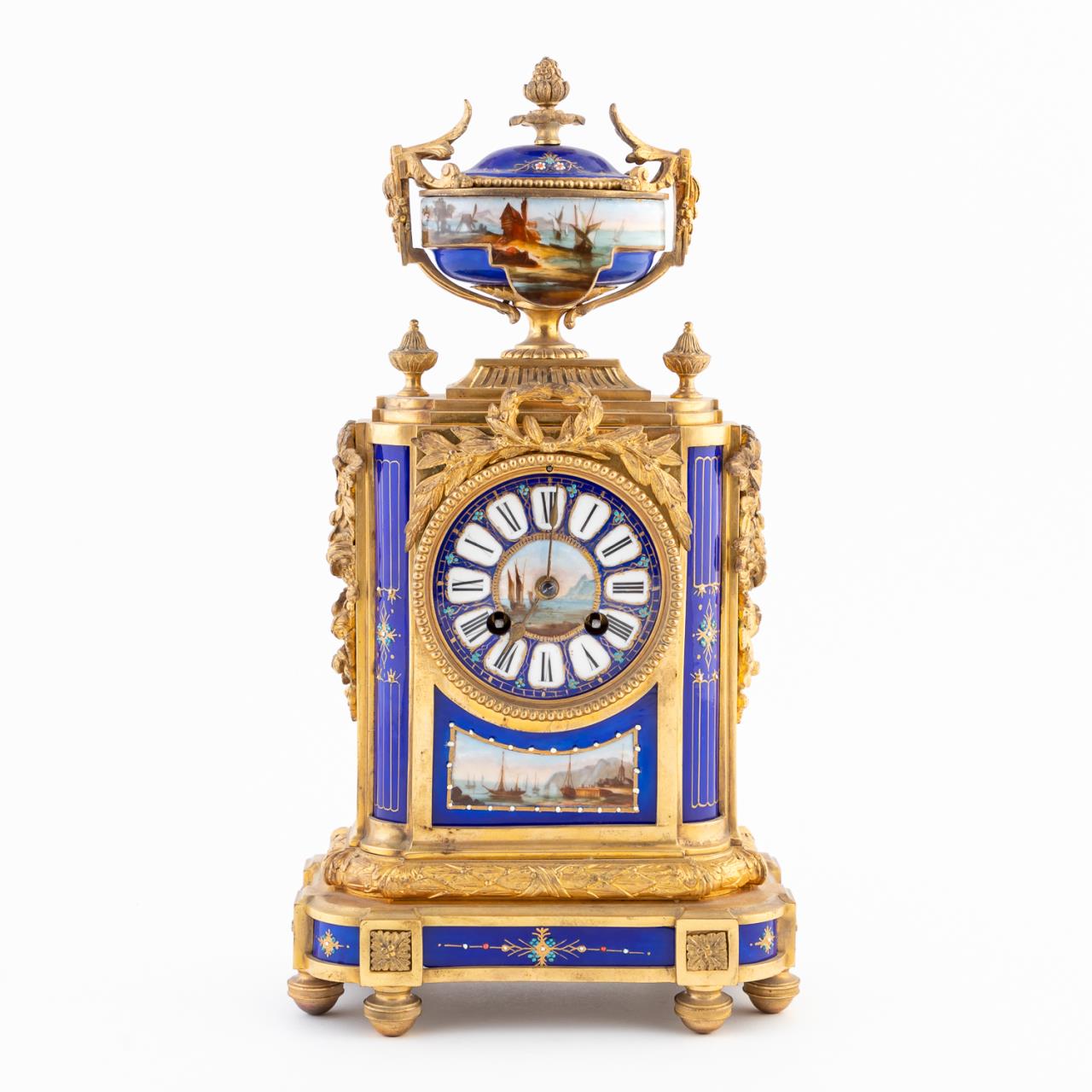 19TH C. FRENCH BRONZE & PORCELAIN