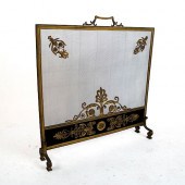 19TH C FRENCH BRONZE DORE FIRE