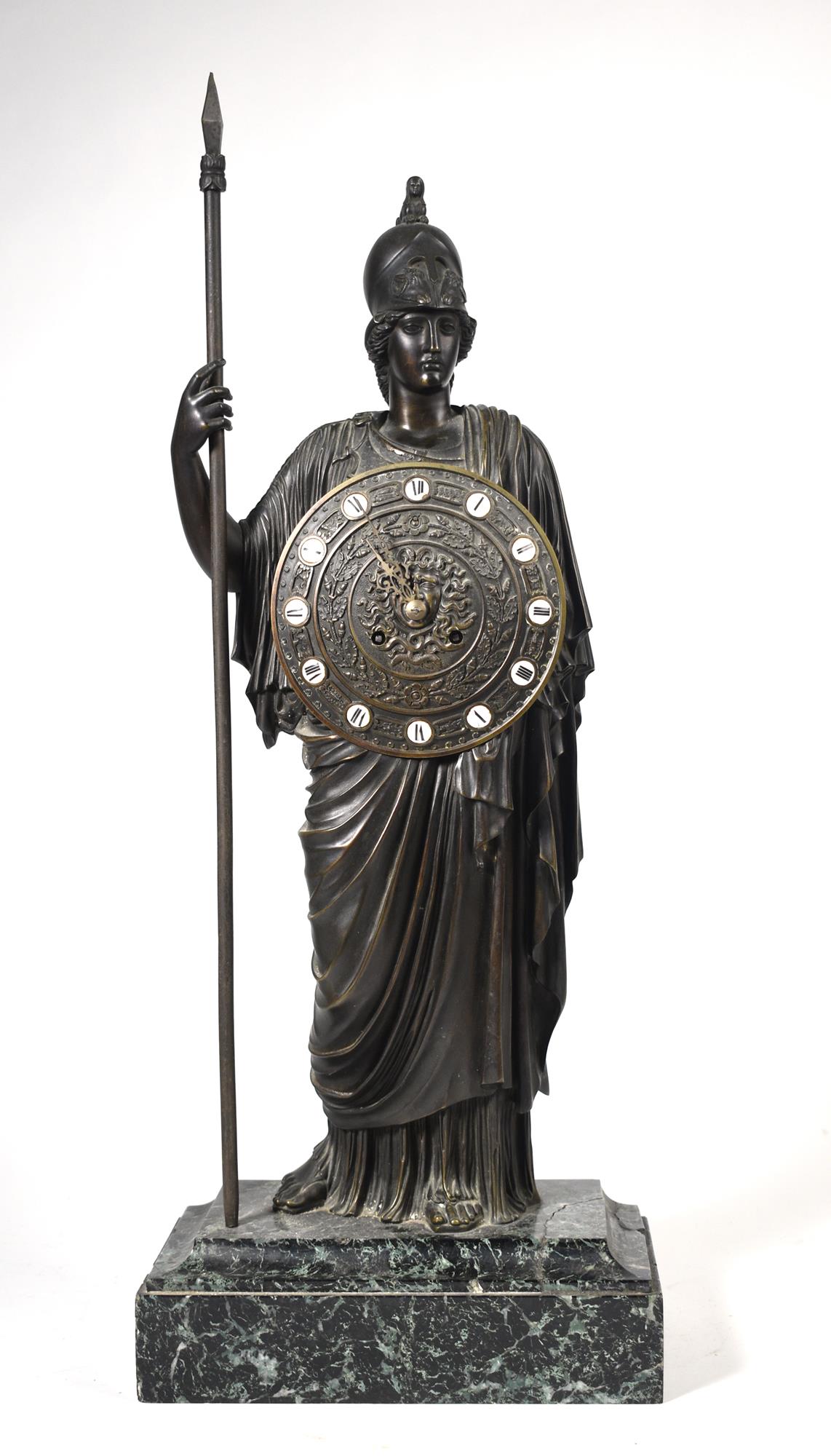 19TH C. FRENCH BRONZE MANLE