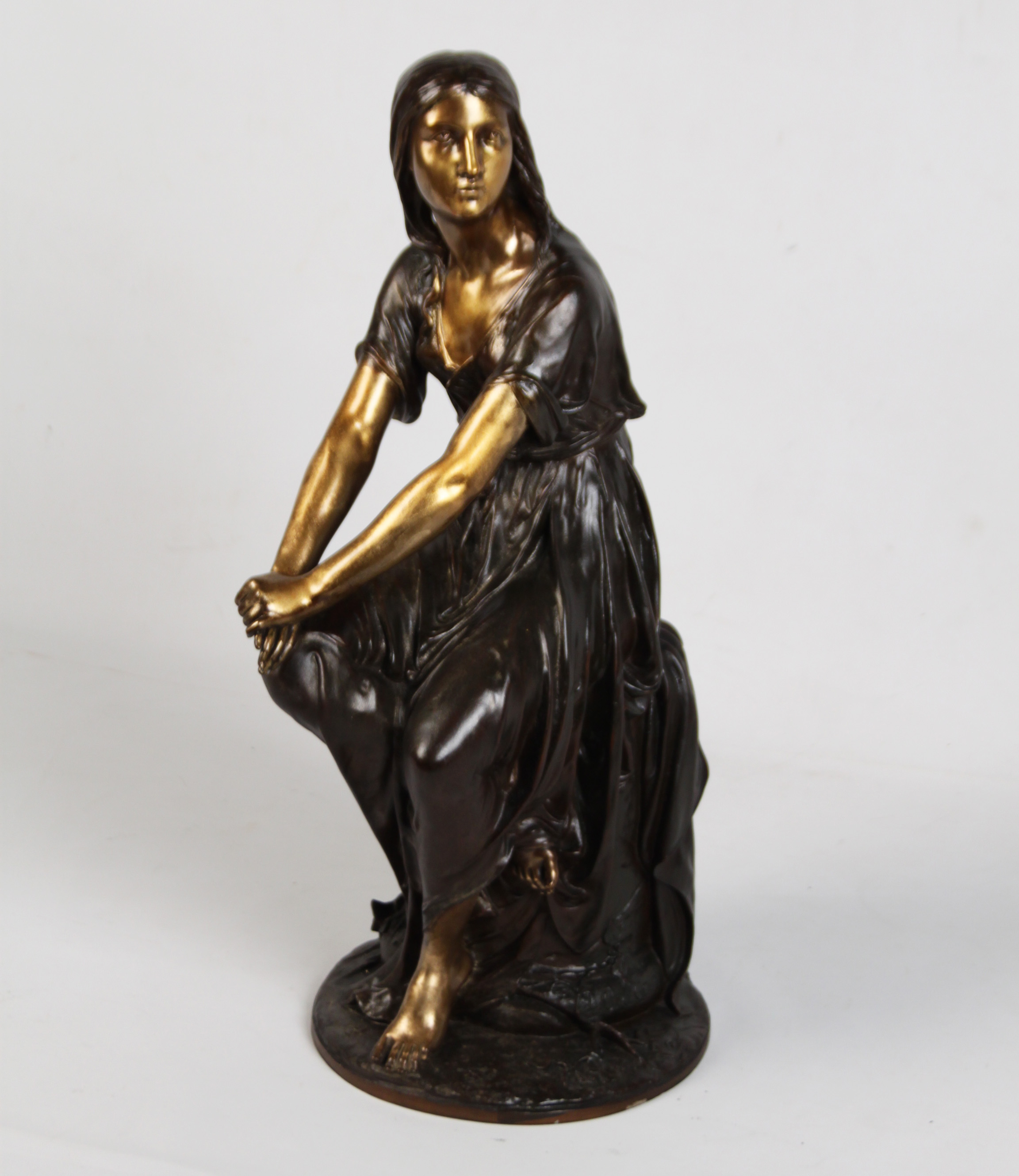 19TH C. FRENCH BRONZE SIGNED