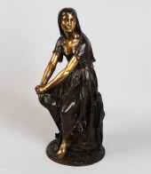 19TH C. FRENCH BRONZE SIGNED G