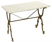 19TH C. FRENCH CAFE SIDEWALK T
