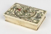 19TH C. FRENCH CARVED BONE GAM