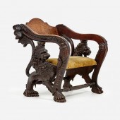 19TH C. FRENCH CARVED LION BIS