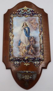 19TH C FRENCH CHAMPLEVE AND PO