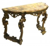 19TH C. FRENCH CONSOLE TABLE W