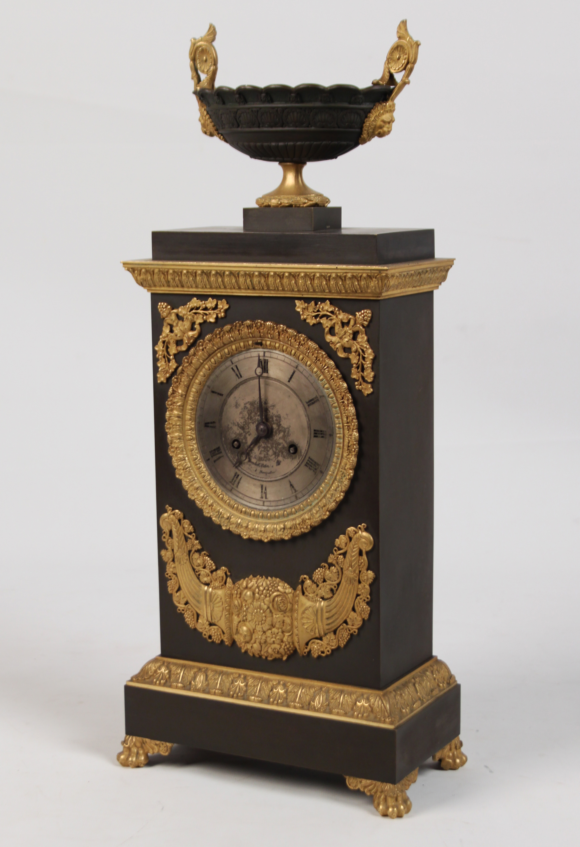 19TH C. FRENCH EMPIRE DORE BRONZE