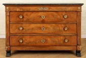 19TH C. FRENCH EMPIRE MAHOGANY