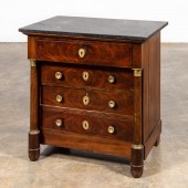 19TH C. FRENCH EMPIRE MARBLE T