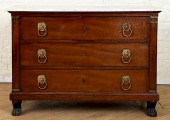 19TH C. FRENCH EMPIRE MARBLE T