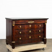 19TH C. FRENCH EMPIRE SLATE-TO