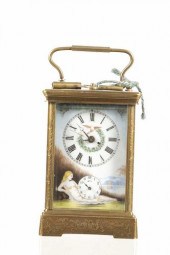 19TH C. FRENCH ENAMELED REPEAT