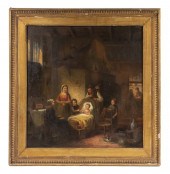 19TH C. FRENCH GENRE SCENE, PO