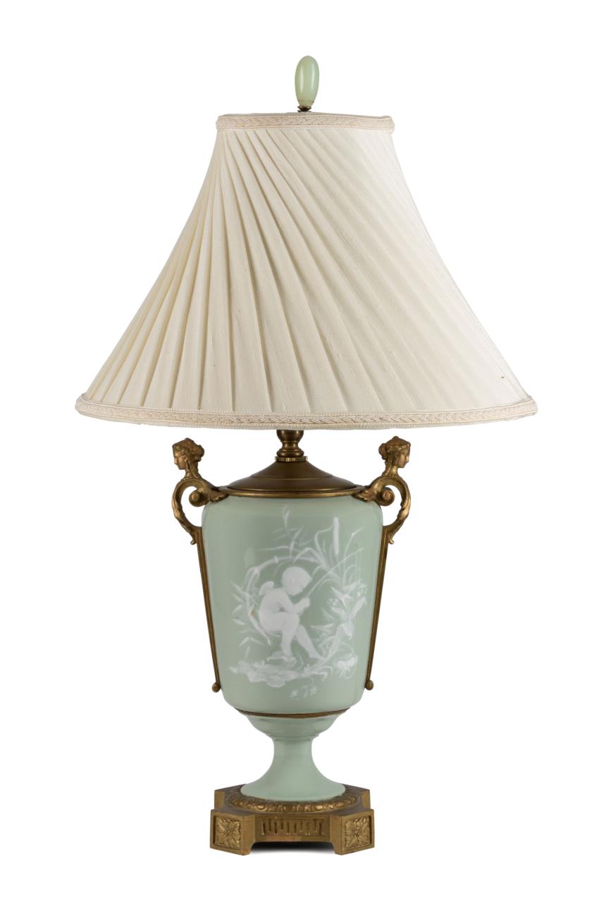 19TH C. FRENCH GREEN PATE SUR