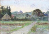 19th C. FRENCH? LANDSCAPE: OIL