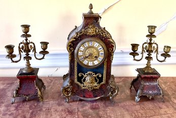 19th C. French mantle clock in