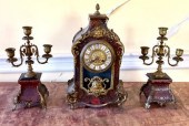 19th C. French mantle clock in