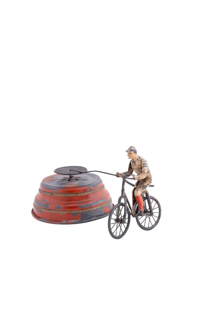*19TH C. FRENCH MUSICAL BICYCLIST