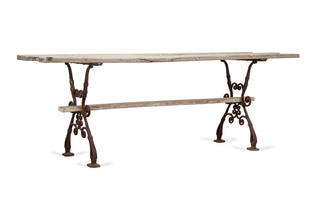19TH C. FRENCH OUTDOOR WOODEN &