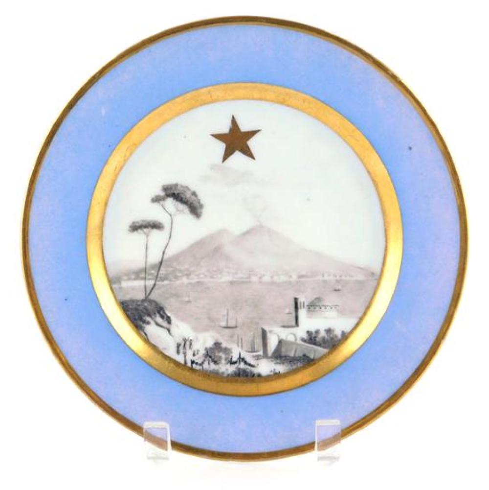 19TH C. FRENCH PORCELAIN PLATE WITH