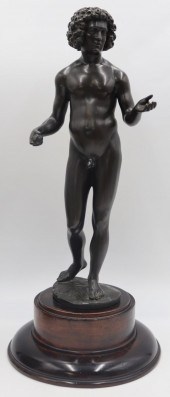 19TH C FRENCH SCHOOL BRONZE OF